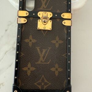 Louis Vuitton Brown and Gold Phone Case